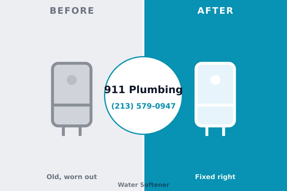 Before and after: plumbing repair Orchard Hills, PA